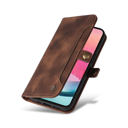 YIKATU YK-002 For Samsung Galaxy A24 4G PU Leather Wallet Phone Cover Skin-Touch Shockproof Phone Case with Card Slot