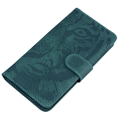 Tiger Imprinted PU Leather Shell for Nokia G22 Wallet Stand Case Shockproof Phone Cover
