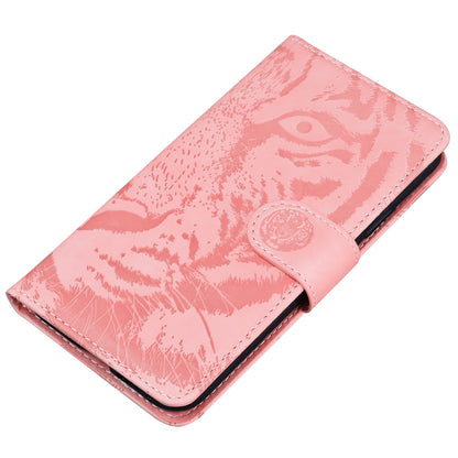 Tiger Imprinted PU Leather Shell for Nokia G22 Wallet Stand Case Shockproof Phone Cover