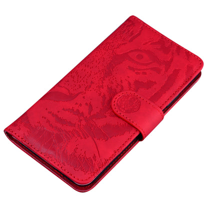 Tiger Imprinted PU Leather Shell for Nokia G22 Wallet Stand Case Shockproof Phone Cover