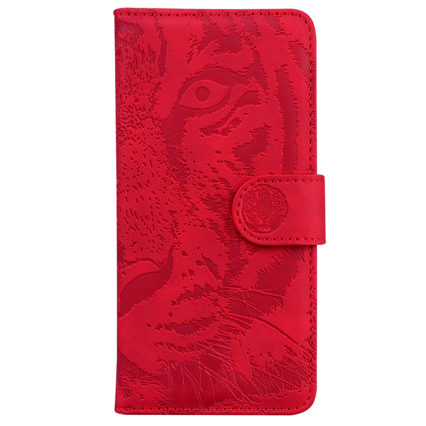 Tiger Imprinted PU Leather Shell for Nokia G22 Wallet Stand Case Shockproof Phone Cover