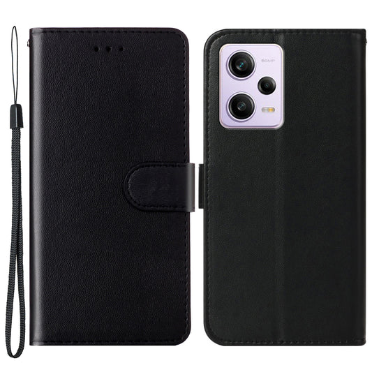 B40 For Xiaomi Poco X5 Pro 5G / Redmi Note 12 Pro Speed 5G / Note 12 Pro 5G Solid Color PU Leather Wallet Cover Flip Stand Phone Case
