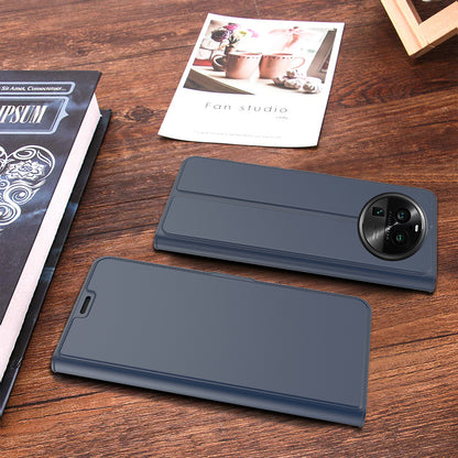 For Oppo Find X6 Shockproof Case PU Leather Card Slot Case Flip Phone Cover with Stand