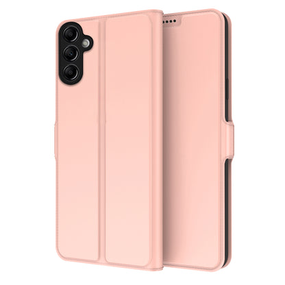 For Samsung Galaxy A24 4G Protective Case PU Leather Flip Cover Card Slot Phone Case with Stand