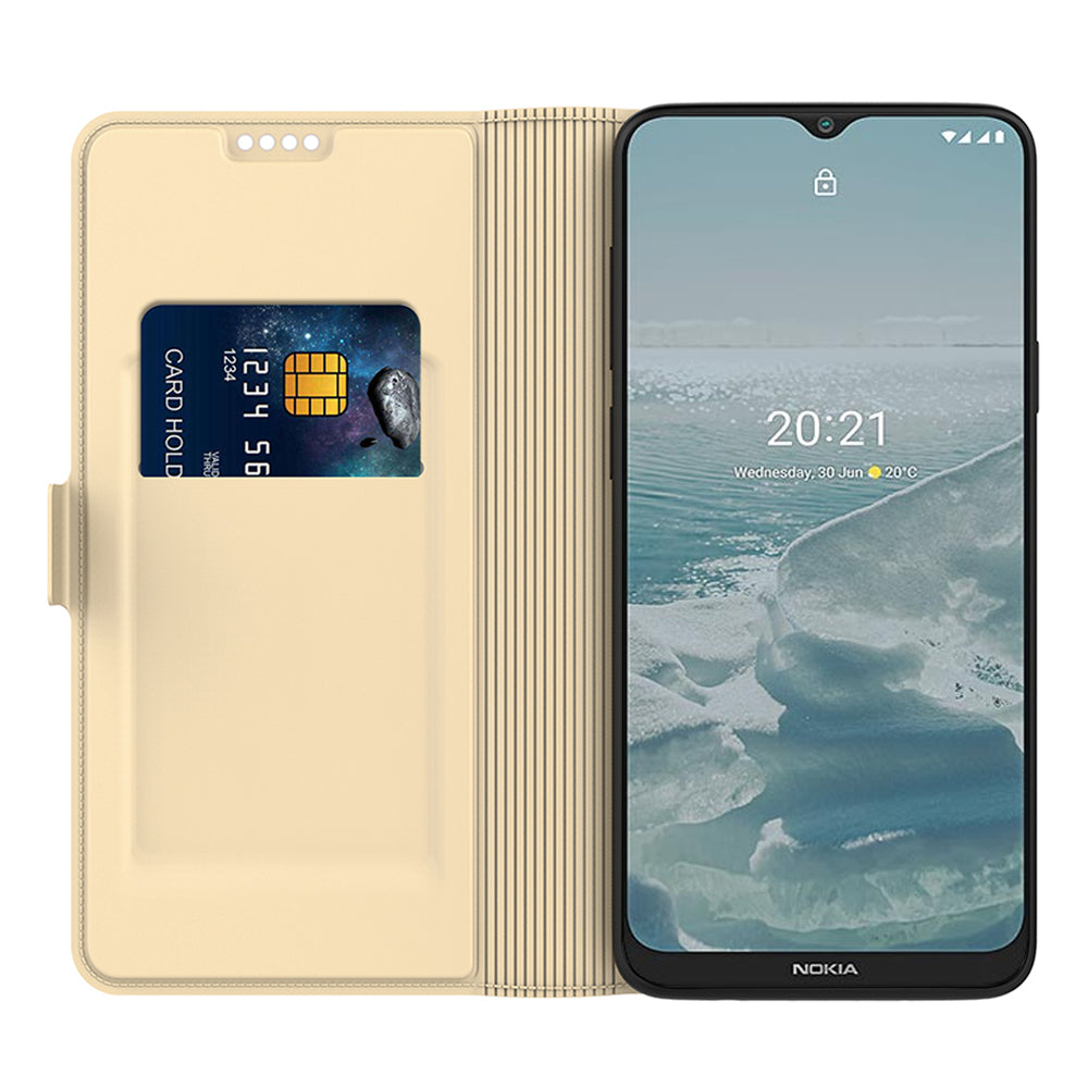 Shockproof Case for Nokia C12 Pro / C12 4G / C12 Plus PU Leather Flip Cover Card Slot Phone Case with Stand