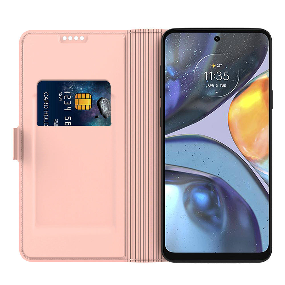 For Motorola Edge 40 Pro 5G Card Slot Stand Case PU Leather Flip Phone Cover