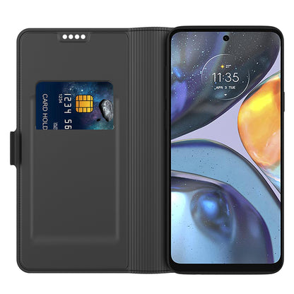 For Motorola Edge 40 Pro 5G Card Slot Stand Case PU Leather Flip Phone Cover