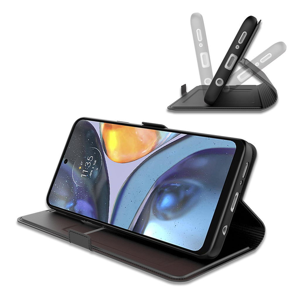 For Motorola Edge 40 Pro 5G Card Slot Stand Case PU Leather Flip Phone Cover