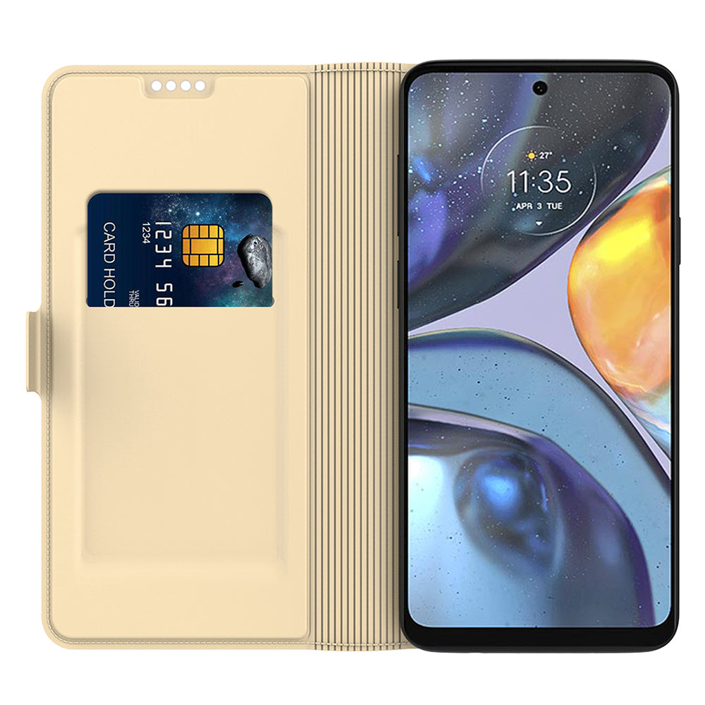 For Motorola Edge 40 Pro 5G Card Slot Stand Case PU Leather Flip Phone Cover