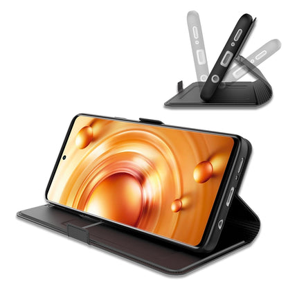 For vivo Y11 (2023) PU Leather Flip Cover Card Slot Stand Magnetic Protective Phone Case