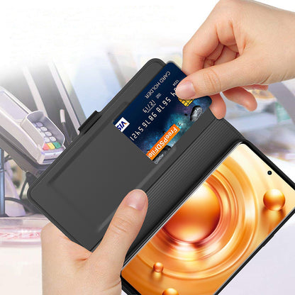 For vivo Y11 (2023) PU Leather Flip Cover Card Slot Stand Magnetic Protective Phone Case