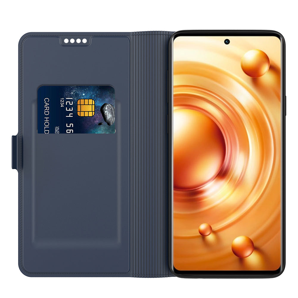 For vivo Y11 (2023) PU Leather Flip Cover Card Slot Stand Magnetic Protective Phone Case