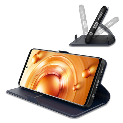 For vivo Y11 (2023) PU Leather Flip Cover Card Slot Stand Magnetic Protective Phone Case