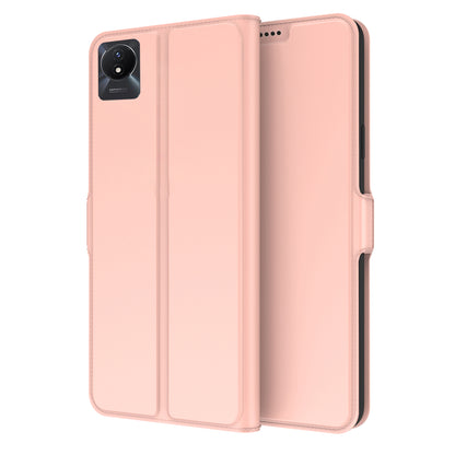 For vivo Y11 (2023) PU Leather Flip Cover Card Slot Stand Magnetic Protective Phone Case