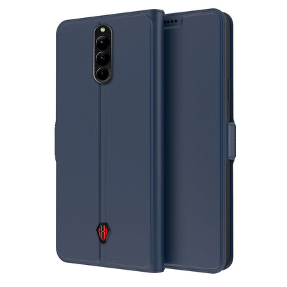 For ZTE nubia Red Magic 8 Pro 5G Leather Magnetic Closure Flip Case Card Slots Stand Full Protection Phone Cover