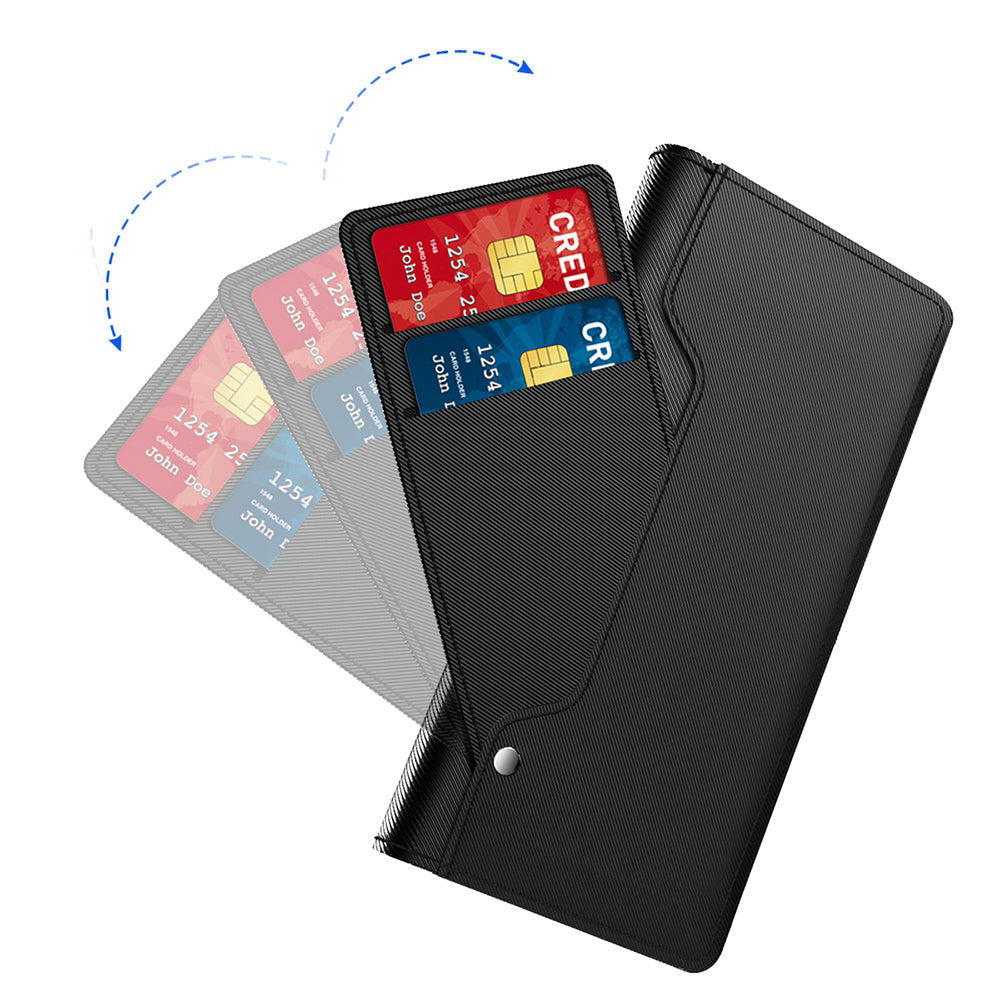 For ZTE nubia Red Magic 8 Pro 5G Leather Flip Cover with Mirror Card Holder Stand Protective Phone Case