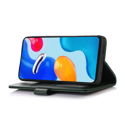 PU Leather Phone Case for Nokia C12 4G / C12 Plus / C12 Pro , Cowhide Texture Phone Cover with Stand Wallet