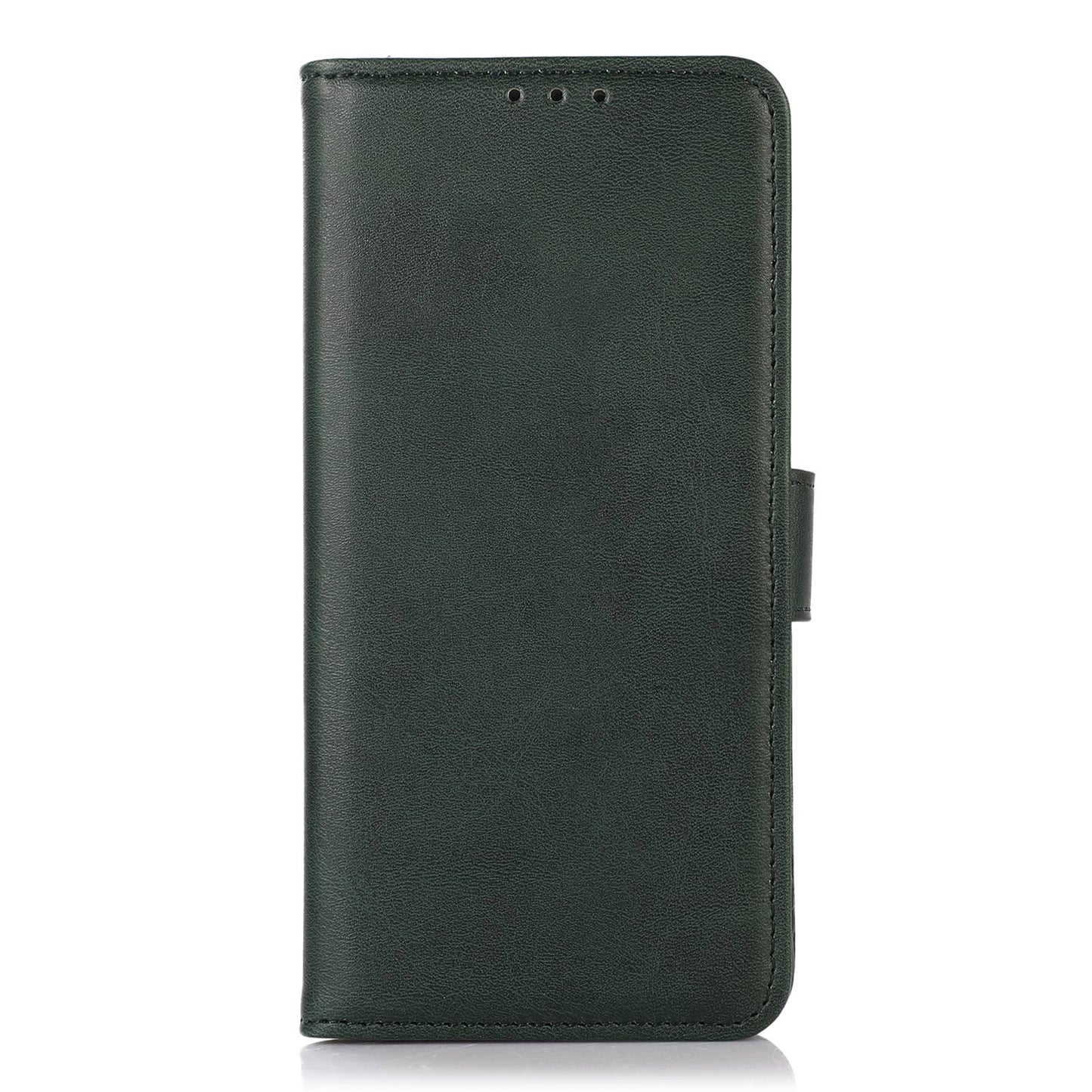 PU Leather Phone Case for Nokia C12 4G / C12 Plus / C12 Pro , Cowhide Texture Phone Cover with Stand Wallet