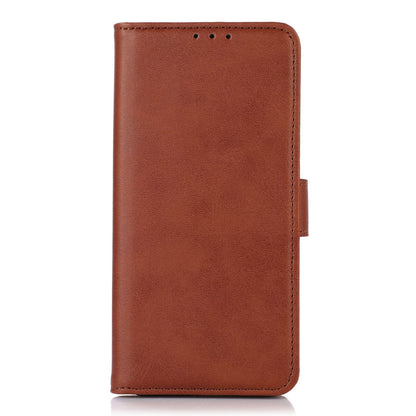 PU Leather Phone Case for Nokia C12 4G / C12 Plus / C12 Pro , Cowhide Texture Phone Cover with Stand Wallet