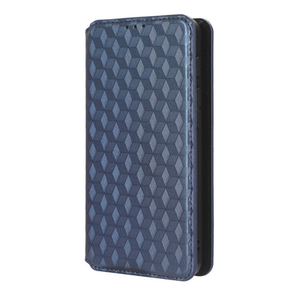 For Motorola Defy 2 5G / Cat S75 5G Rhombus Imprinted PU Leather Phone Case Wallet Stand Flip Cover