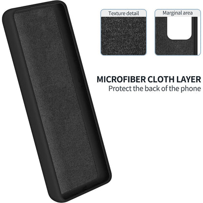 Phone Case for Xiaomi Poco F5 Pro 5G / Redmi K60 Pro 5G / K60 5G , Soft Lining Liquid Silicone Cell Phone Cover with Strap