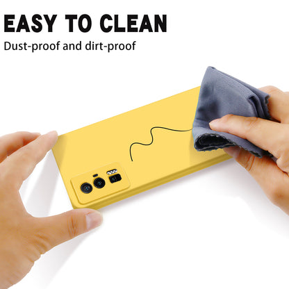 Phone Case for Xiaomi Poco F5 Pro 5G / Redmi K60 Pro 5G / K60 5G , Soft Lining Liquid Silicone Cell Phone Cover with Strap