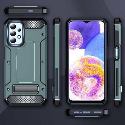 For Samsung Galaxy A23 4G / A23 5G (Global Version) / A13 4G / A13 5G / M13 5G / A04 4G / A04s 4G / A32 5G / M32 5G TPU+PC Phone Cover Kickstand Case