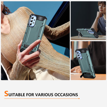 For Samsung Galaxy A23 4G / A23 5G (Global Version) / A13 4G / A13 5G / M13 5G / A04 4G / A04s 4G / A32 5G / M32 5G TPU+PC Phone Cover Kickstand Case