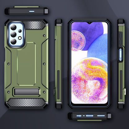 For Samsung Galaxy A23 4G / A23 5G (Global Version) / A13 4G / A13 5G / M13 5G / A04 4G / A04s 4G / A32 5G / M32 5G TPU+PC Phone Cover Kickstand Case