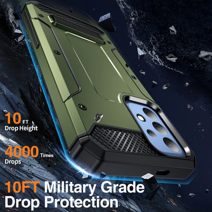 For Samsung Galaxy A23 4G / A23 5G (Global Version) / A13 4G / A13 5G / M13 5G / A04 4G / A04s 4G / A32 5G / M32 5G TPU+PC Phone Cover Kickstand Case