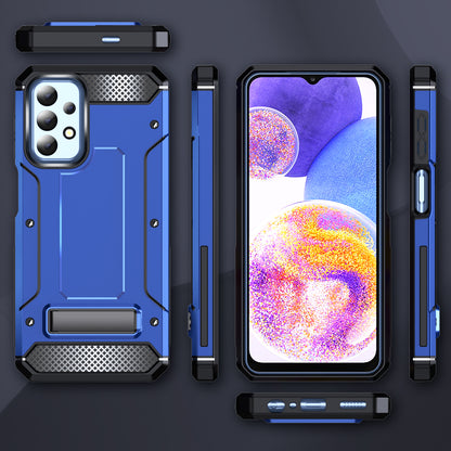 For Samsung Galaxy A23 4G / A23 5G (Global Version) / A13 4G / A13 5G / M13 5G / A04 4G / A04s 4G / A32 5G / M32 5G TPU+PC Phone Cover Kickstand Case