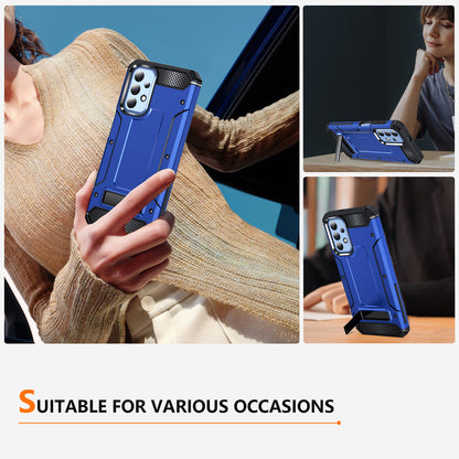 For Samsung Galaxy A23 4G / A23 5G (Global Version) / A13 4G / A13 5G / M13 5G / A04 4G / A04s 4G / A32 5G / M32 5G TPU+PC Phone Cover Kickstand Case