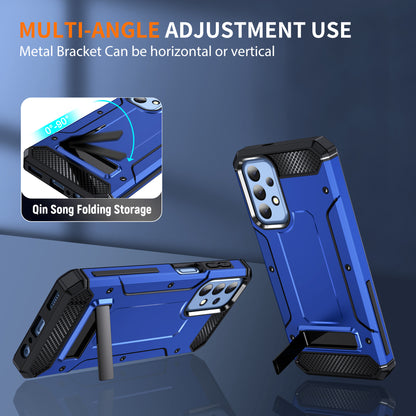 For Samsung Galaxy A23 4G / A23 5G (Global Version) / A13 4G / A13 5G / M13 5G / A04 4G / A04s 4G / A32 5G / M32 5G TPU+PC Phone Cover Kickstand Case