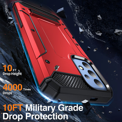 For Samsung Galaxy A23 4G / A23 5G (Global Version) / A13 4G / A13 5G / M13 5G / A04 4G / A04s 4G / A32 5G / M32 5G TPU+PC Phone Cover Kickstand Case