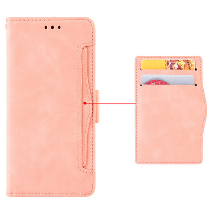 For Oppo Reno10 Pro 5G CPH2525 (Global) / Reno10 5G CPH2531 (Global) Multiple Card Slots Leather Phone Case Wallet Stand Cover