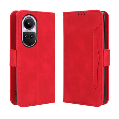 For Oppo Reno10 Pro 5G CPH2525 (Global) / Reno10 5G CPH2531 (Global) Multiple Card Slots Leather Phone Case Wallet Stand Cover