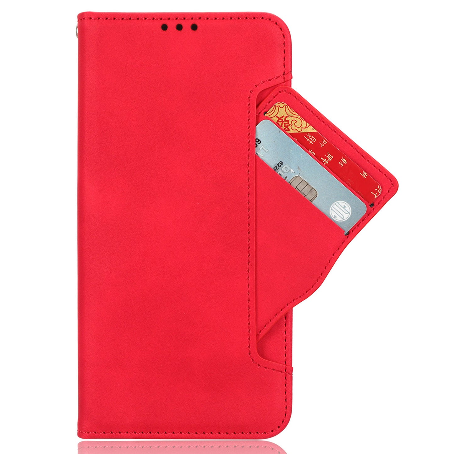 For Oppo Reno10 Pro 5G CPH2525 (Global) / Reno10 5G CPH2531 (Global) Multiple Card Slots Leather Phone Case Wallet Stand Cover