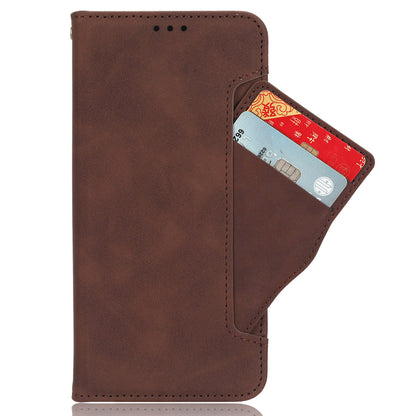 For Oppo Reno10 Pro 5G CPH2525 (Global) / Reno10 5G CPH2531 (Global) Multiple Card Slots Leather Phone Case Wallet Stand Cover