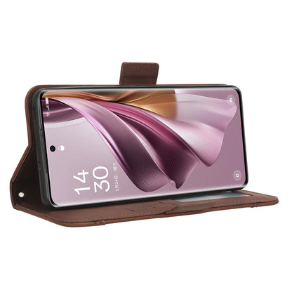 For Oppo Reno10 Pro 5G CPH2525 (Global) / Reno10 5G CPH2531 (Global) Multiple Card Slots Leather Phone Case Wallet Stand Cover