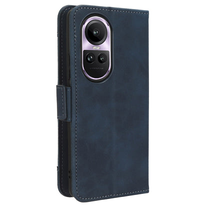 For Oppo Reno10 Pro 5G CPH2525 (Global) / Reno10 5G CPH2531 (Global) Multiple Card Slots Leather Phone Case Wallet Stand Cover