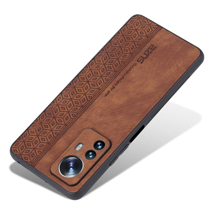 AZNS For Xiaomi Redmi Note 12S 4G Imprinted Protective Phone Case PU Leather Coated TPU Cover