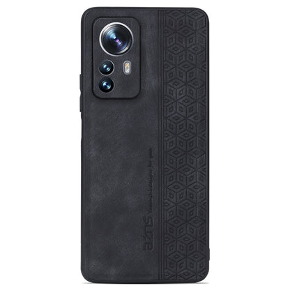 AZNS For Xiaomi Redmi Note 12S 4G Imprinted Protective Phone Case PU Leather Coated TPU Cover