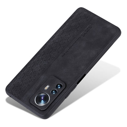 AZNS For Xiaomi Redmi Note 12S 4G Imprinted Protective Phone Case PU Leather Coated TPU Cover