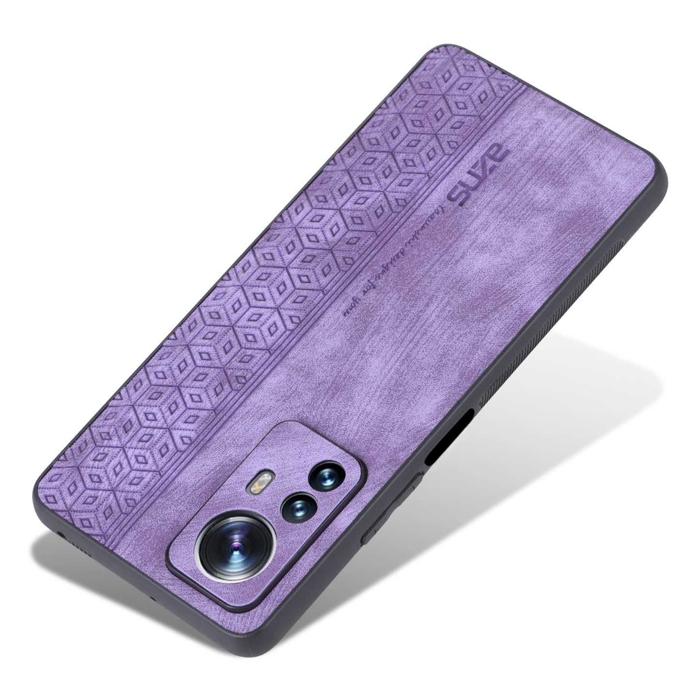 AZNS For Xiaomi Redmi Note 12S 4G Imprinted Protective Phone Case PU Leather Coated TPU Cover