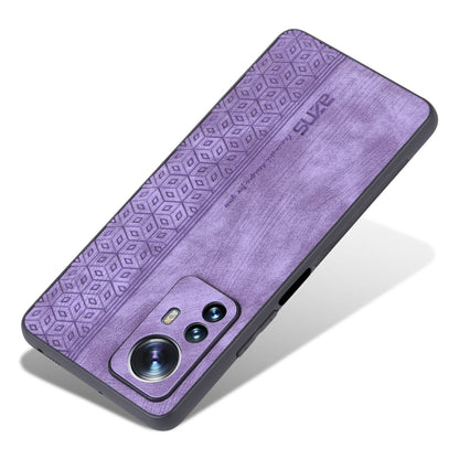 AZNS For Xiaomi Redmi Note 12S 4G Imprinted Protective Phone Case PU Leather Coated TPU Cover