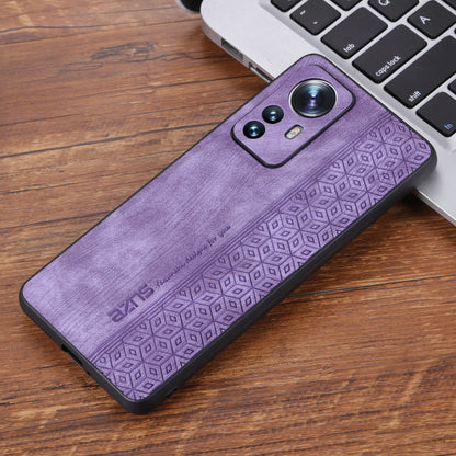 AZNS For Xiaomi Redmi Note 12S 4G Imprinted Protective Phone Case PU Leather Coated TPU Cover