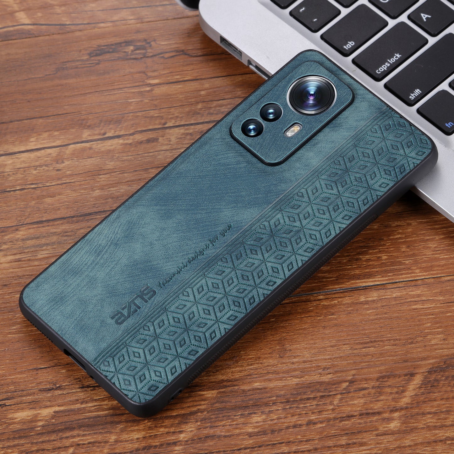 AZNS For Xiaomi Redmi Note 12S 4G Imprinted Protective Phone Case PU Leather Coated TPU Cover