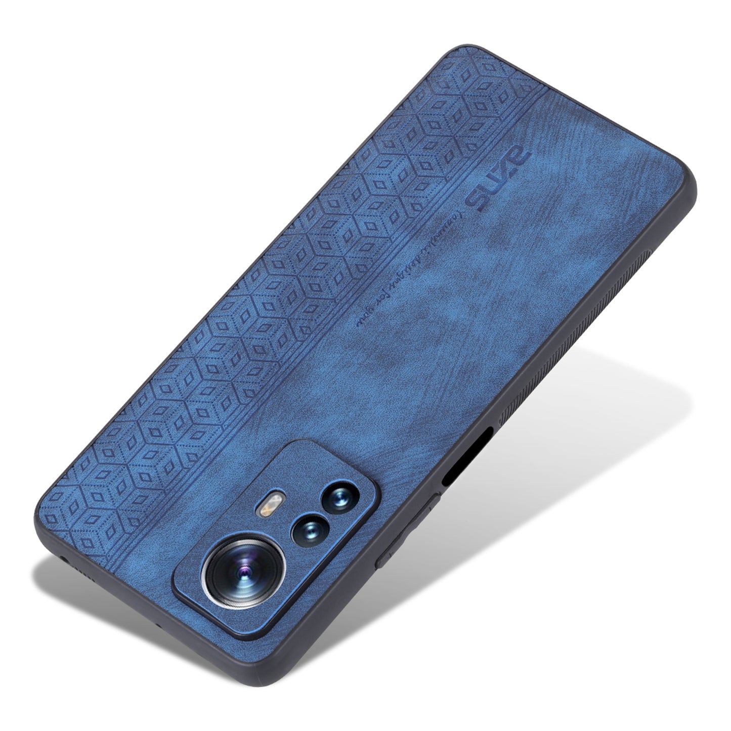 AZNS For Xiaomi Redmi Note 12S 4G Imprinted Protective Phone Case PU Leather Coated TPU Cover