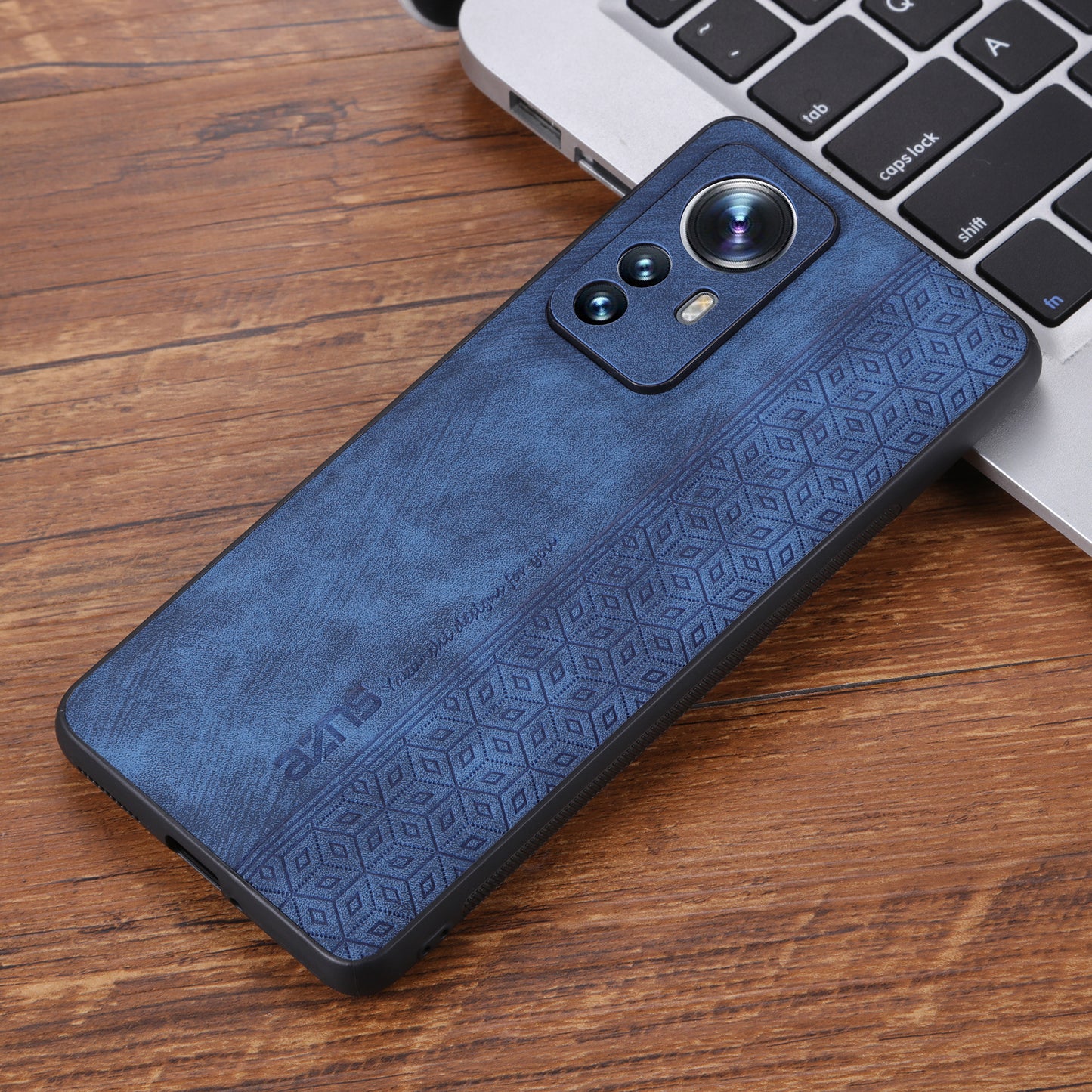 AZNS For Xiaomi Redmi Note 12S 4G Imprinted Protective Phone Case PU Leather Coated TPU Cover