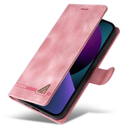 007 Series Phone Case Wallet for iPhone 15 , PU Leather Skin-touch Stand Flip Cover